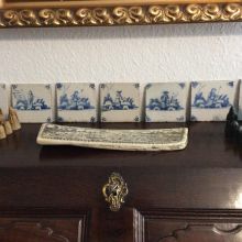 Meereswesen Fliese Holland Renaissance polychrome 5